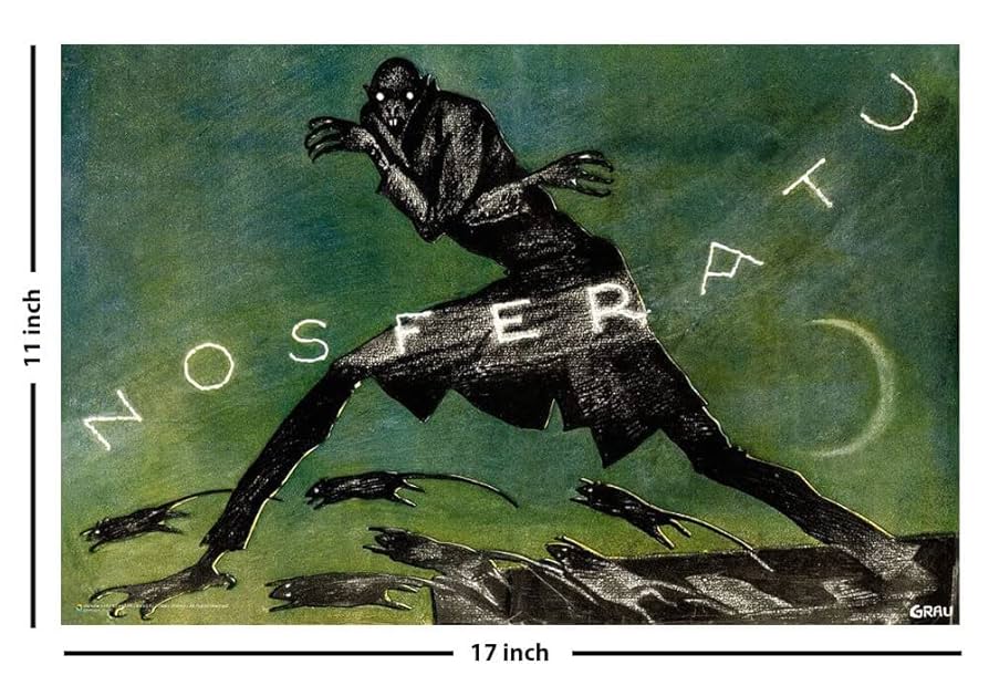 大型 映画ポスター ノスフェラトゥ Nosferatu US版 両面印刷 ds1 映画館用両面ポスター】ノスフェラトゥ / Nosferatu - メルカリ
